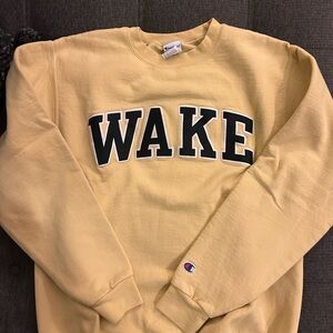 Champion Men's Yellow Wake Sweatshirt